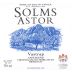 Solms Delta Vastrap White 2012 Front Label