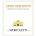 Sportoletti Assisi Grechetto 2014 Front Label