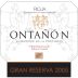 Bodegas Ontanon Gran Reserva 2005 Front Label