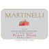 Martinelli Three Sisters Vineyard Pinot Noir 2012 Front Label