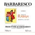 Produttori del Barbaresco Barbaresco Riserva Rabaja 2011 Front Label