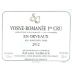 Sylvain Cathiard Vosne-Romanee En Orveaux Premier Cru 2012 Front Label