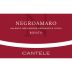 Cantele Negroamaro Rosato 2015 Front Label