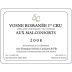 Sylvain Cathiard Vosne-Romanee Aux Malconsorts Premier Cru 2008 Front Label
