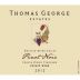 Thomas George Cresta Ridge Pinot Noir 2012 Front Label