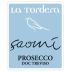 La Tordera Saomi Brut Prosecco 2014 Front Label