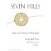 Seven Hills Winery Ciel du Cheval Vintage Red 2013 Front Label