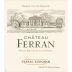 Chateau Ferran 2015 Front Label