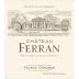 Chateau Ferran Blanc 2015 Front Label