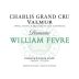 William Fevre Chablis Valmur Grand Cru 2014 Front Label