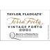 Taylor Fladgate Terra Feita Vintage Porto 2001 Front Label