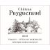 Chateau Puygueraud Blanc 2015 Front Label