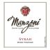 Manzoni Santa Lucia Highlands Syrah 2012 Front Label