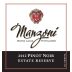Manzoni Estate Reserve Pinot Noir 2012 Front Label