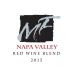 Matthew Fritz Red Blend 2013 Front Label