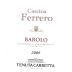 Tenuta Carretta Cascina Ferrero Barolo 2009 Front Label