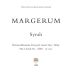 Margerum Purisima Mountain Vineyard Syrah 2007 Front Label
