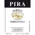 Luigi Pira Barolo Serralunga 2012 Front Label
