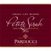 Parducci Small Lot Petite Sirah 2013 Front Label