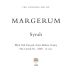 Margerum Black Oak Vineyard Syrah 2006 Front Label