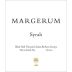 Margerum Black Oak Vineyard Syrah 2013 Front Label