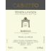 Cabutto Barolo Vigna La Volta 2001 Front Label