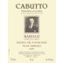 Cabutto Barolo Vigna Sarmasa Riserva del Fondatore 1999 Front Label