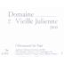 Domaine de la Vieille Julienne Chateauneuf-du-Pape Vieilles Vignes 2000 Front Label