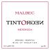 TintoNegro Mendoza Malbec 2015 Front Label