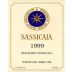 Tenuta San Guido Sassicaia 1999 Front Label