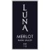 Luna Vineyards Merlot 2013 Front Label