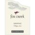 Fox Creek McLaren Vale Shiraz 2012 Front Label