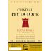 Chateau Pey La Tour 2013 Front Label