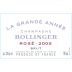 Bollinger La Grande Annee Brut Rose 2005 Front Label