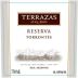 Terrazas de los Andes Reserva Torrontes 2012 Front Label