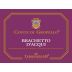 Terre Da Vino Brachetto d'Acqui Conte di Groppello Front Label