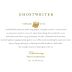 Ghostwriter Chardonnay 2013 Front Label