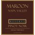 Maroon Reserve Pinot Noir 2012 Front Label
