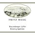 Fritz Haag Brauneberger Juffer Riesling Spatlese 2015 Front Label