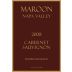 Maroon Cabernet Sauvignon 2008 Front Label