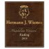 Hermann J. Wiemer Magdalena Vineyard Riesling 2013 Front Label