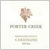 Porter Creek Old Vine Carignane 2012 Front Label