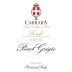 Carrara Pinot Grigio 2015 Front Label