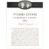 Tishbi Estate Single Vineyard Cabernet Franc 2012 Front Label