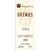Oremus Tokaji Noble Late Harvest Furmint 2010 Front Label