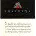 Shardana 2009 Front Label