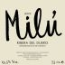 Quinta de Milu La Cometa 2012 Front Label