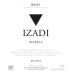 Bodegas Izadi Rioja Reserva 2012 Front Label