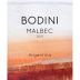 Bodini Malbec 2015 Front Label