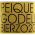 Bodegas Peique Godello 2014 Front Label